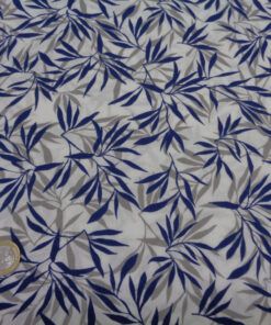 Popelín algodón estampado (patchwork) – Serie Seronda Azul Ramas