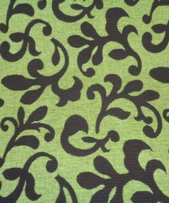 Chenilla Estampada verde pistacho - Serie Javier