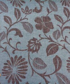 Chenilla Estampada Reversible color Turquesa– Serie Marianela