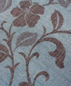 Alternative view of Chenilla Estampada Reversible color Turquesa– Serie Marianela