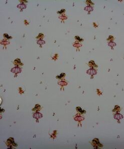 Popelín algodón estampado digital (patchwork) – Serie Bailarinas