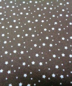 Alternative view of Popelín algodón estampado (patchwork) – Serie Eleonor Estrellas Marron