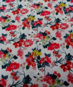 Alternative view of Popelín algodón estampado (patchwork) – Serie Puntal Rojo