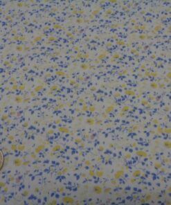 Popelín algodón estampado (patchwork) – Serie Ballota Amarillo