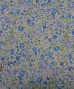 Popelín algodón estampado (patchwork) – Serie Andrea Azul y Lila