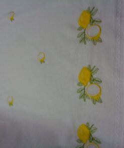 Alternative view of Visillo bordado Cocina – Serie Limones Bordados