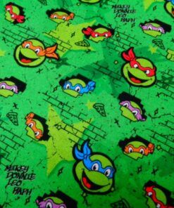 Alternative view of Popelín algodón estampado (patchwork) – Serie Las Tortugas Ninja