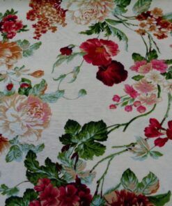 Loneta Estampada Half Panama – Serie Somiedo Fondo Blanco
