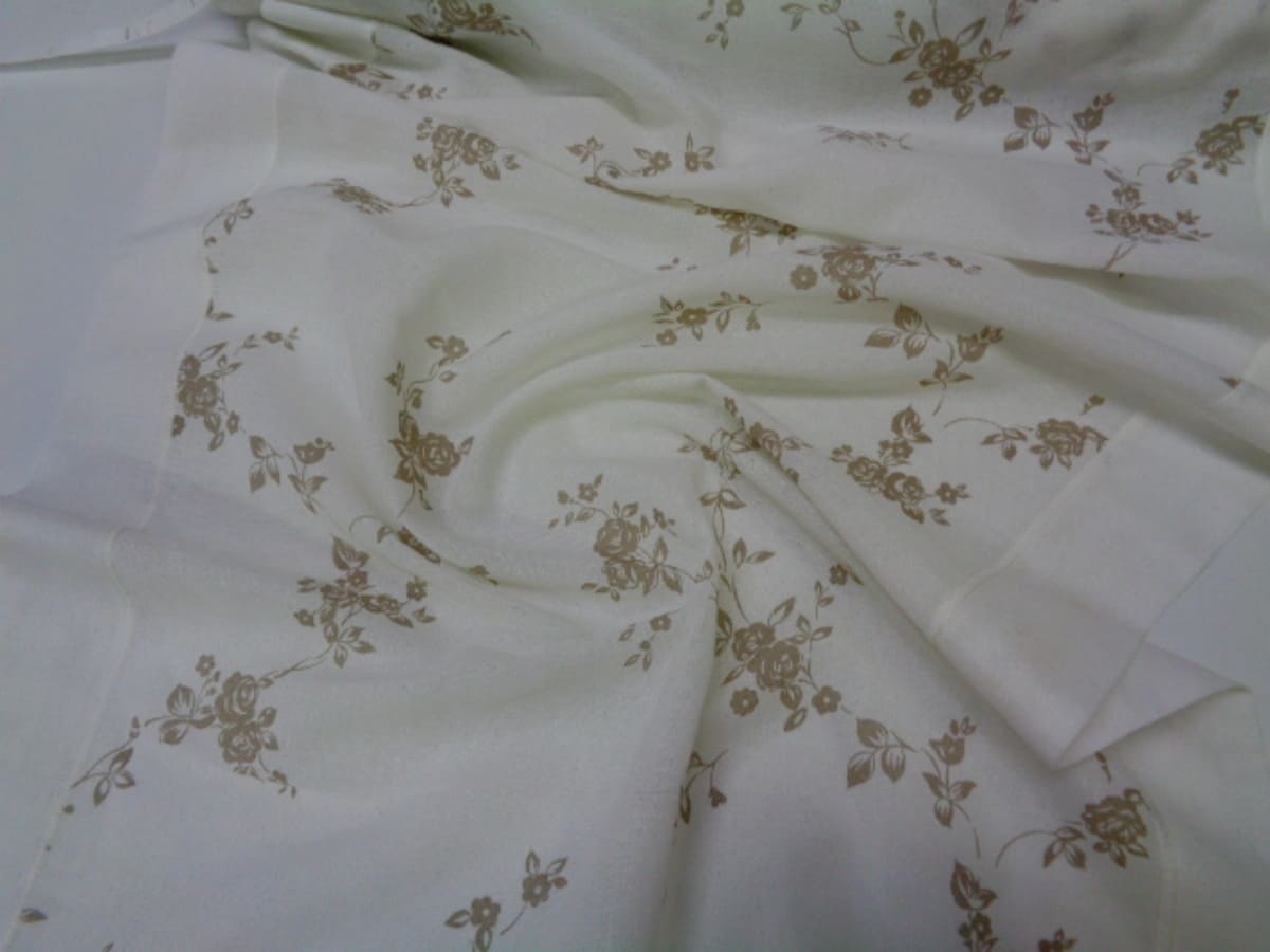 Panot Flores Beige– Serie Carla – Ancho 60cm. aprox. - Imagen 3